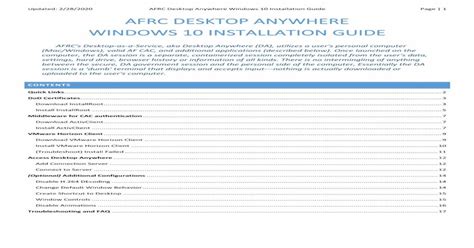 afrc desktop anywhere smart card|afrc desktop anywhere setup.